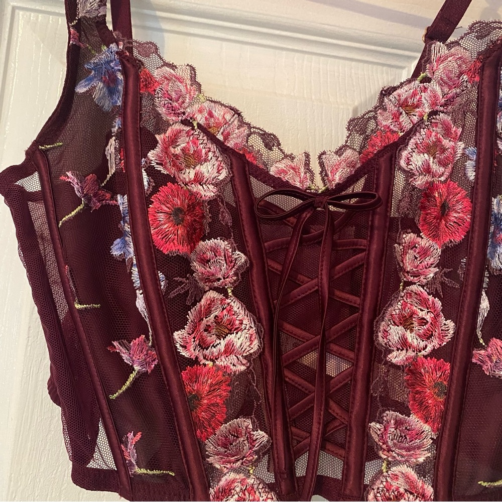 Dream Angels Floral Unlined Corset